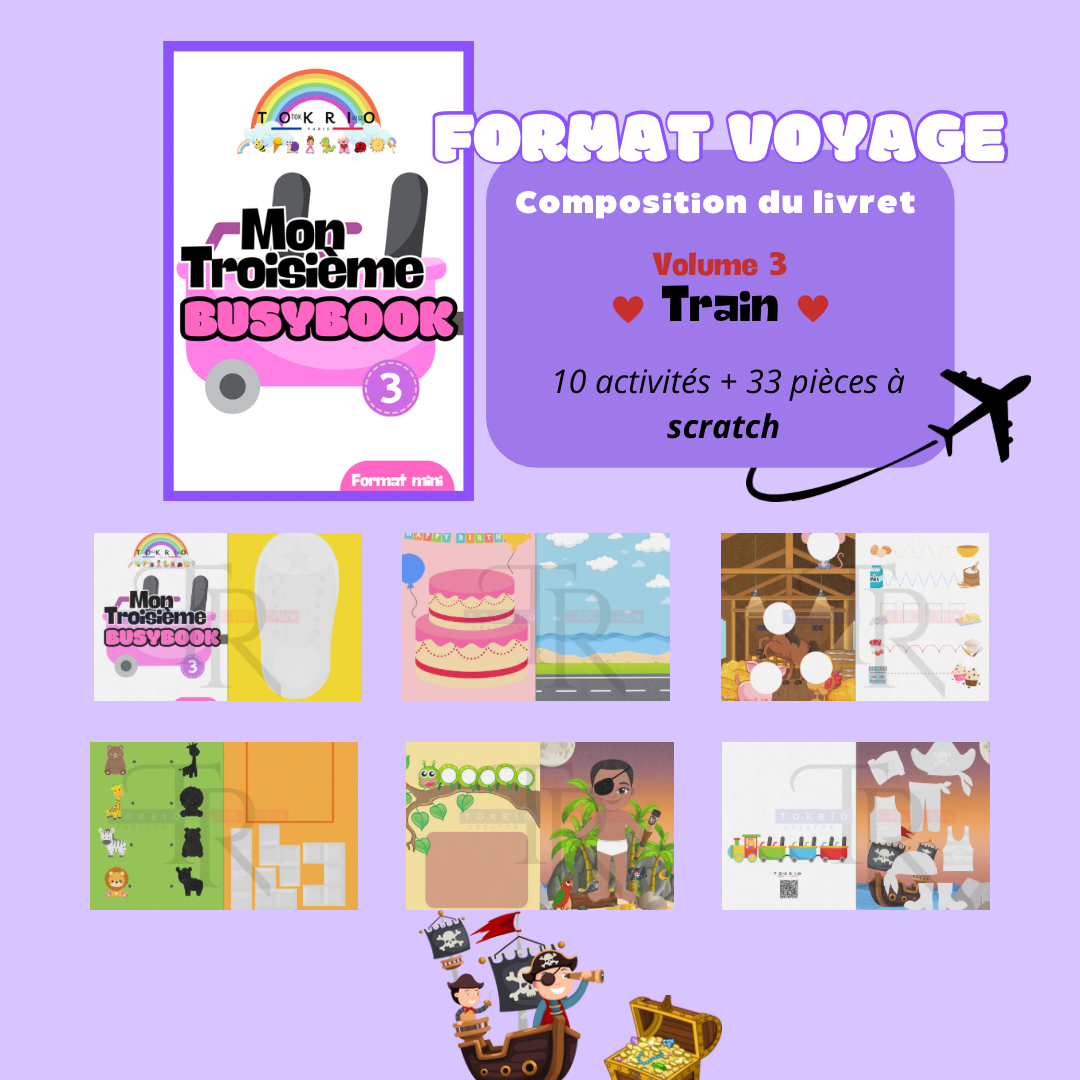 Pirate ~ Mon Troisième Busybook - Train