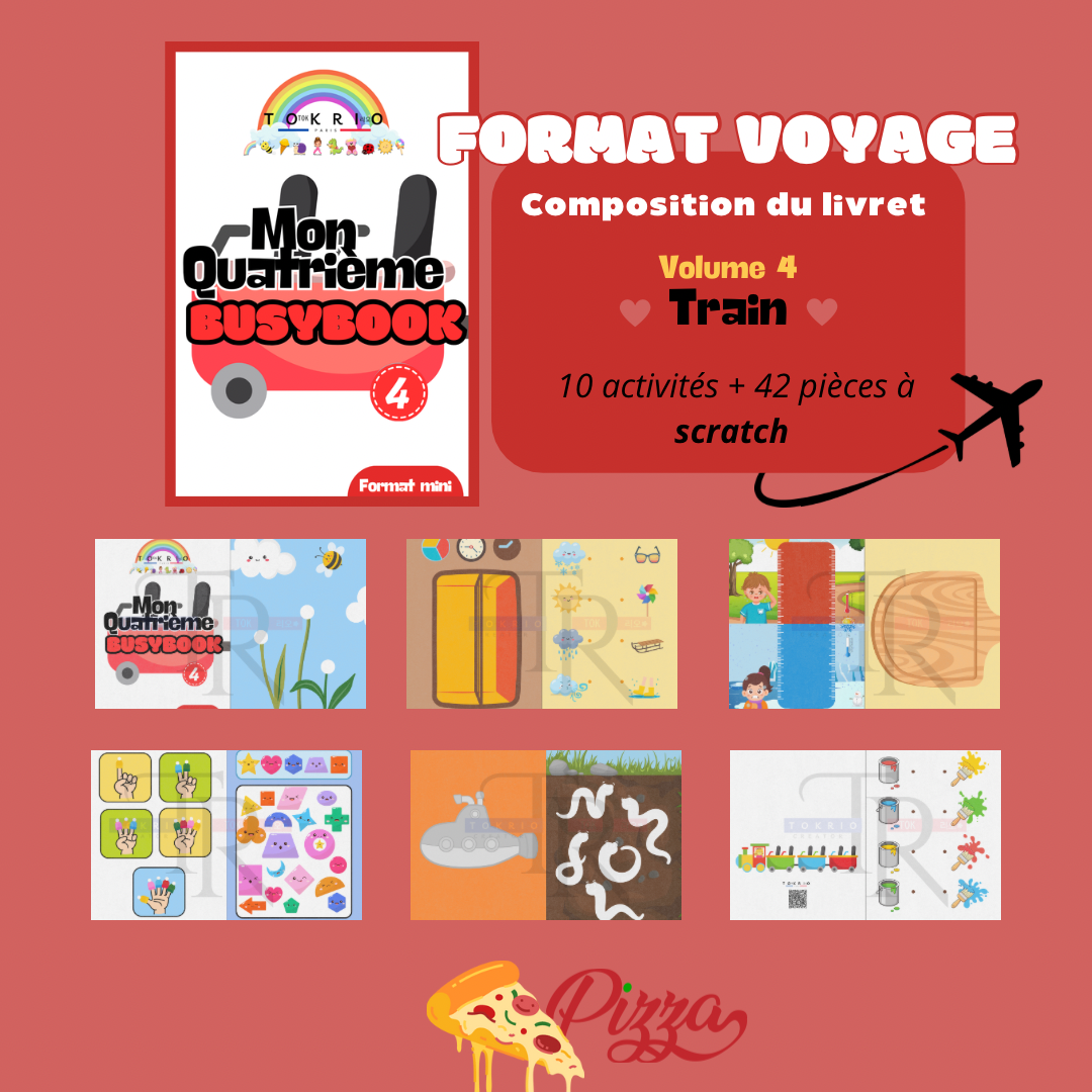 Mon Quatrième Busybook - Train