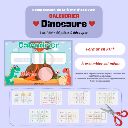 Dinosaure - Calendrier